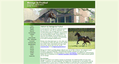 Desktop Screenshot of manegedefruithof.nl